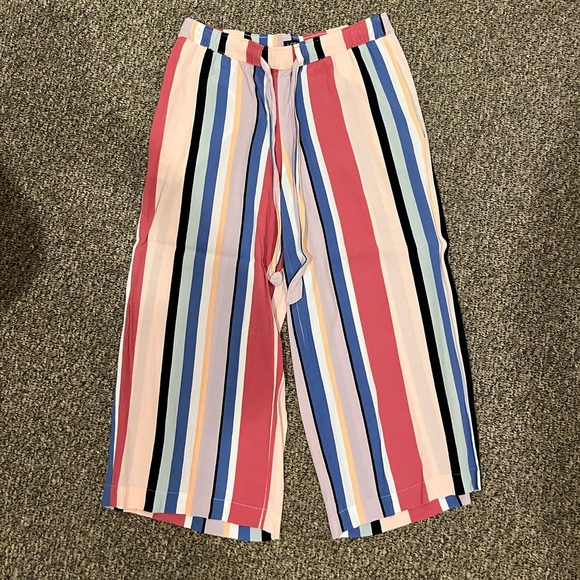 Loft Ankle Length Striped Pants - Picture 1 of 1